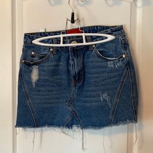 Jean Mini Skirt